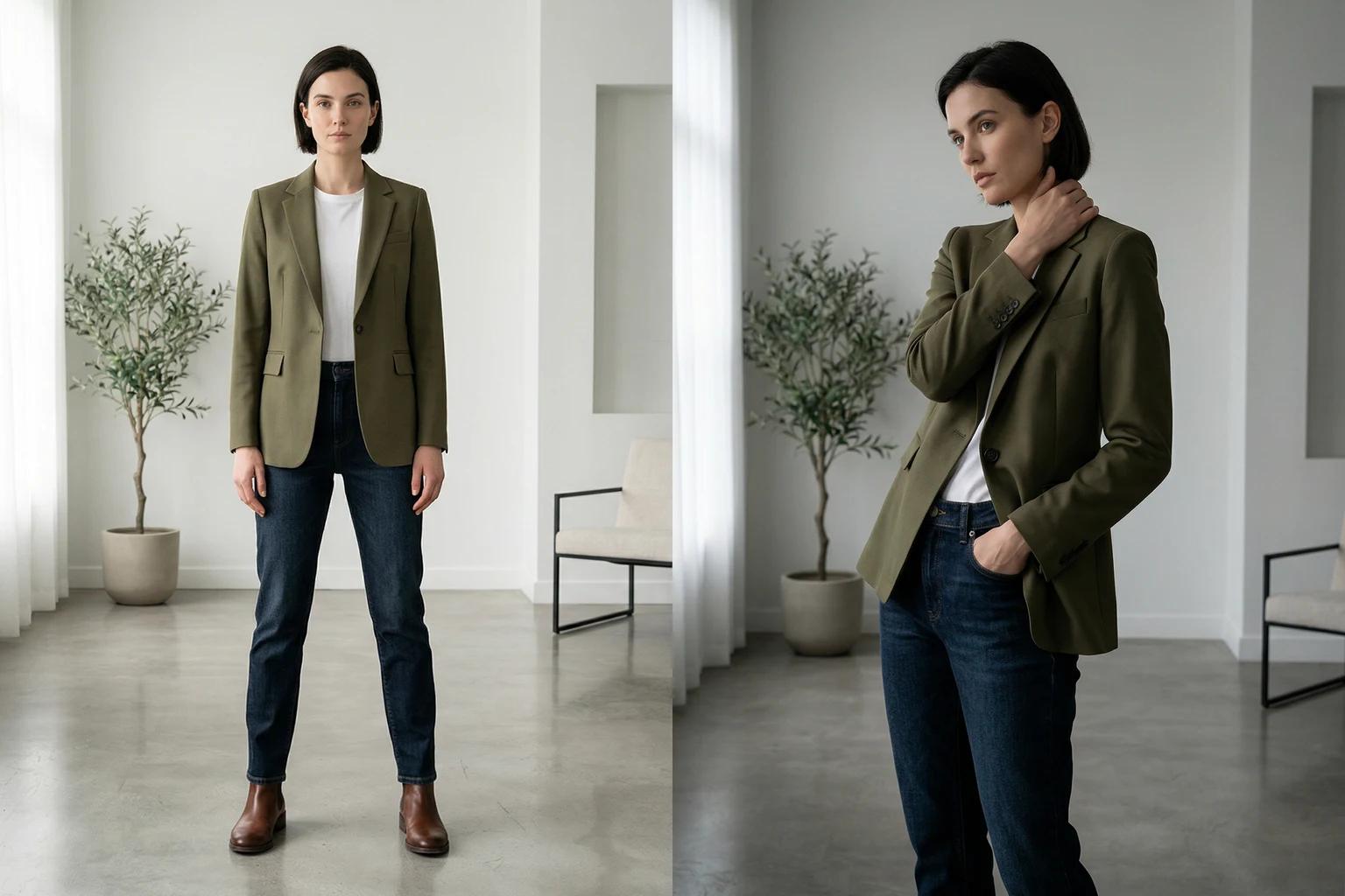 Fashion model poses for ecommerce product pages, what actually helps shoppers