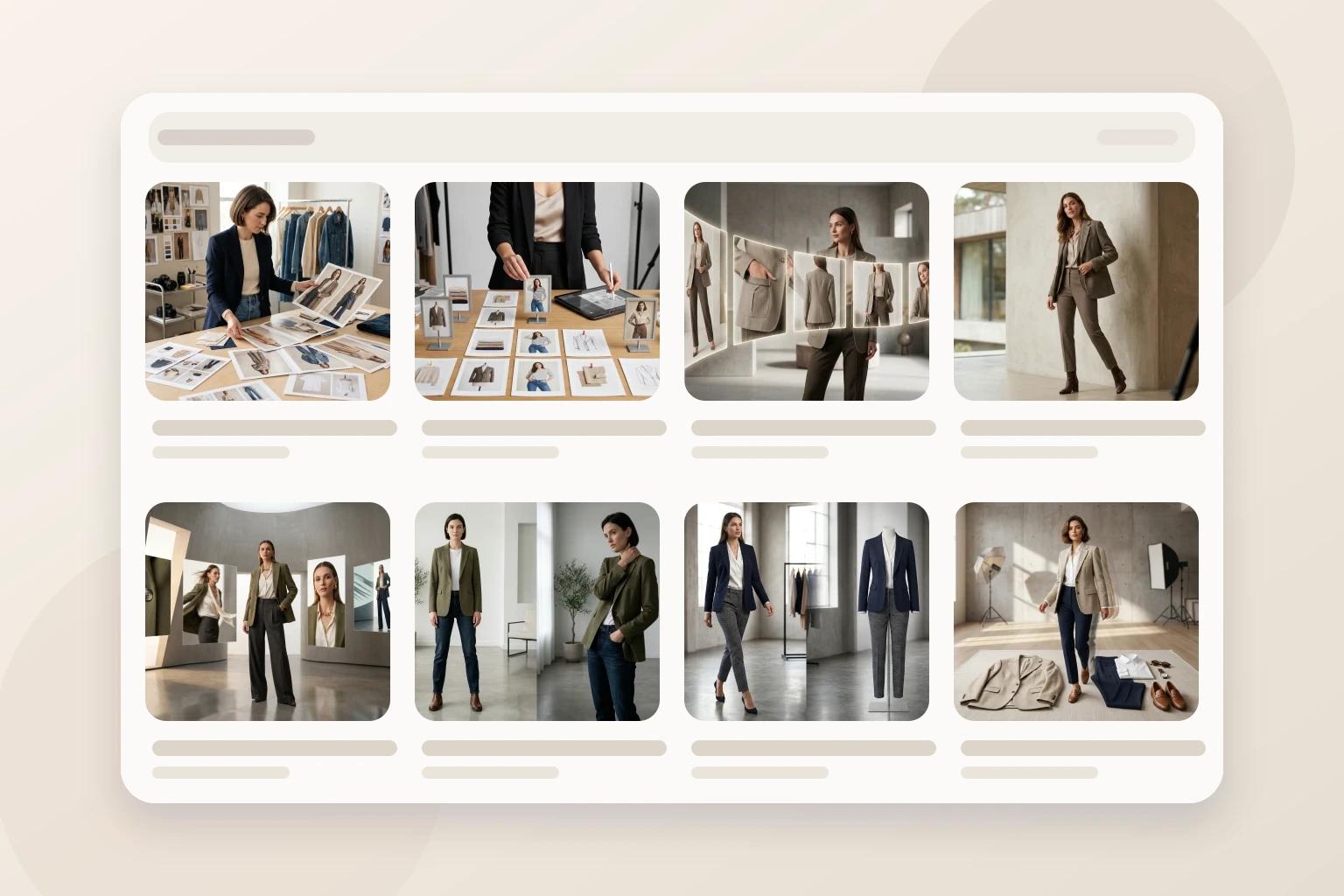 How to choose fashion collection page images that keep shoppers browsing