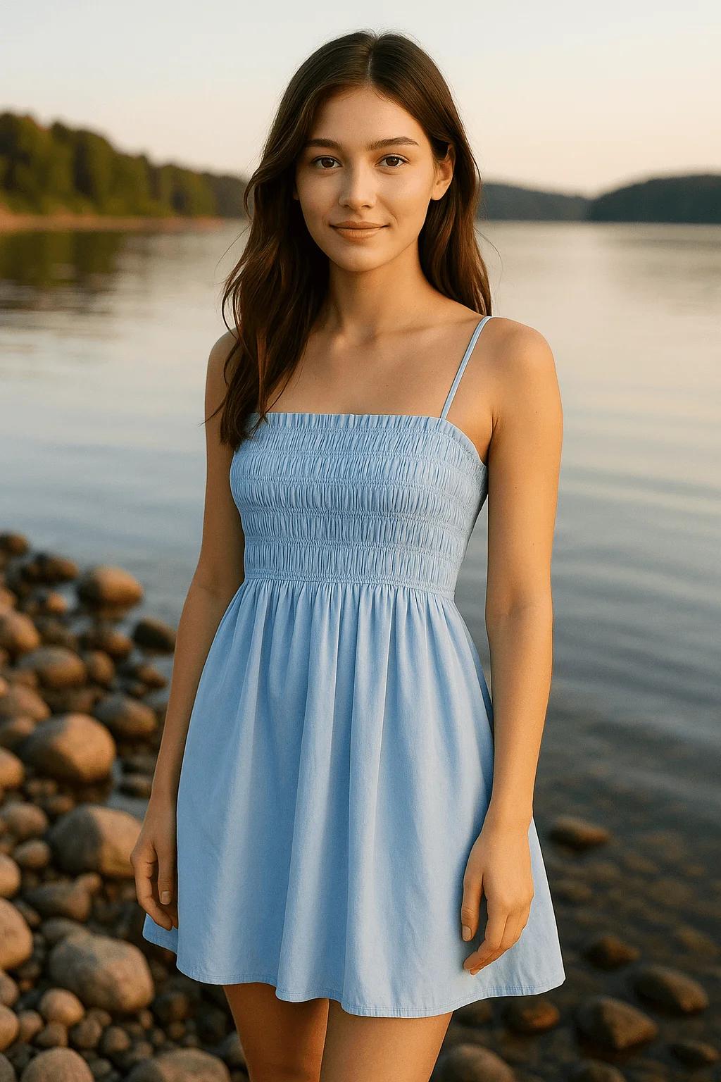 Flat‑Lay → Model – after (Bring flat‑lays to life with realistic drape and consistent brand lighting.)