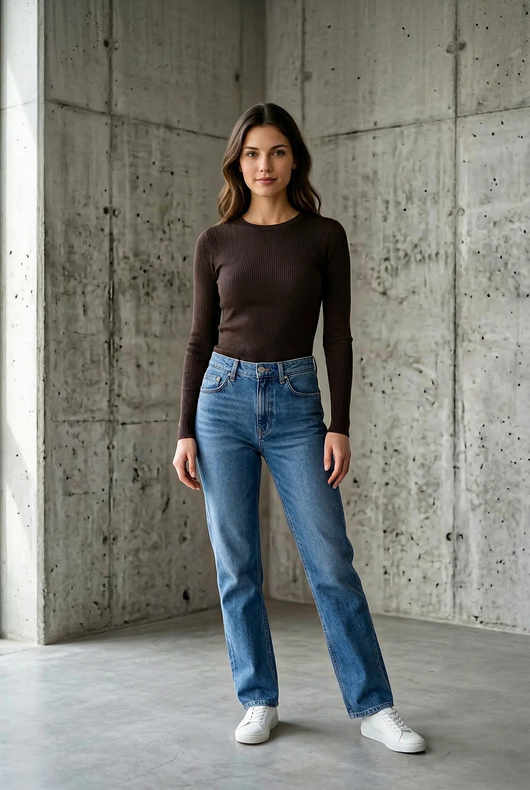 Flat‑Lay → Model – after (Bring flat‑lays to life with realistic drape and consistent brand lighting.)