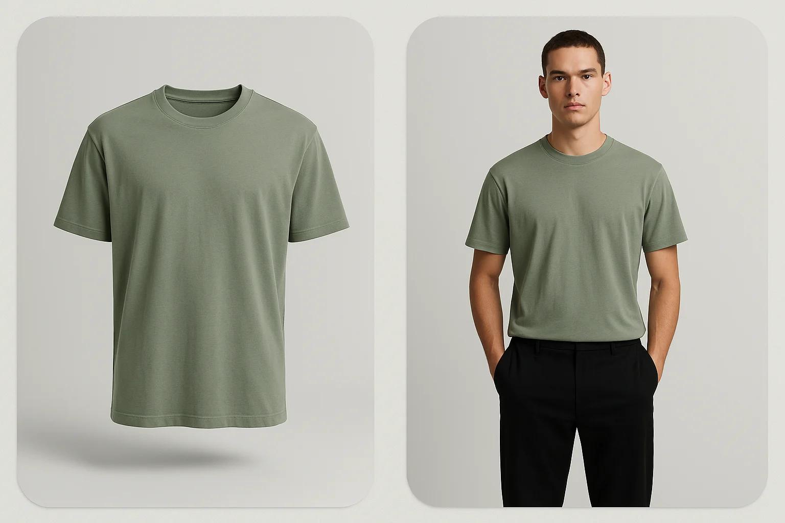 Multiple AI-generated models showcasing different looks